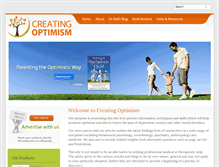 Tablet Screenshot of creatingoptimism.com
